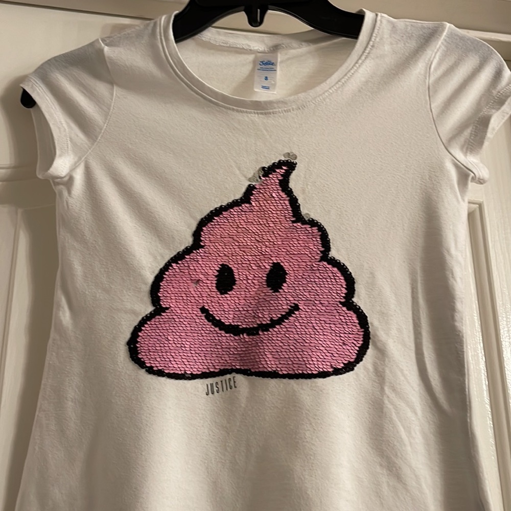 Justice T-shirt, size 8 - Picture 2 of 5
